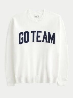 NWT Hollister GO TEAM sweater - Off Shoulder Oversized Size Large